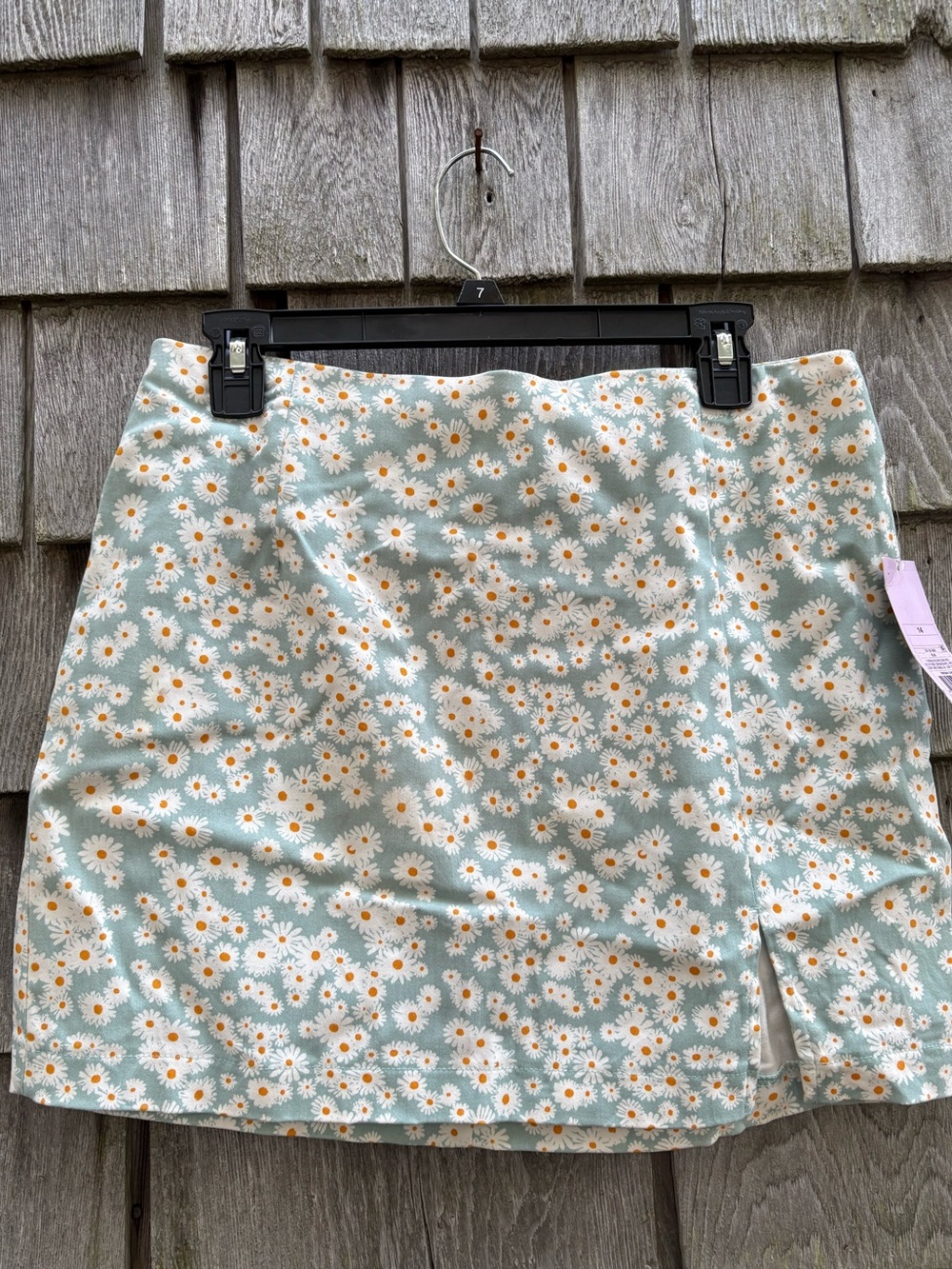 Wild Fable Mint Green Daisy Print Mini Skirt